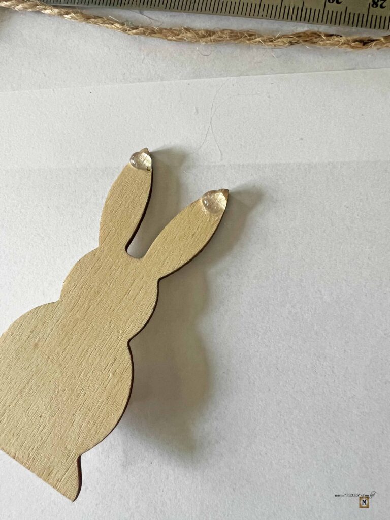 easiest bunny garland DIY ever