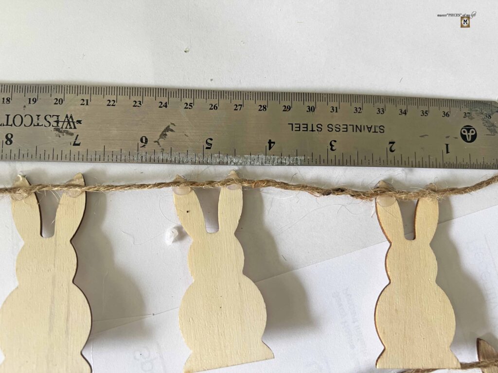 easiest bunny garland DIY ever