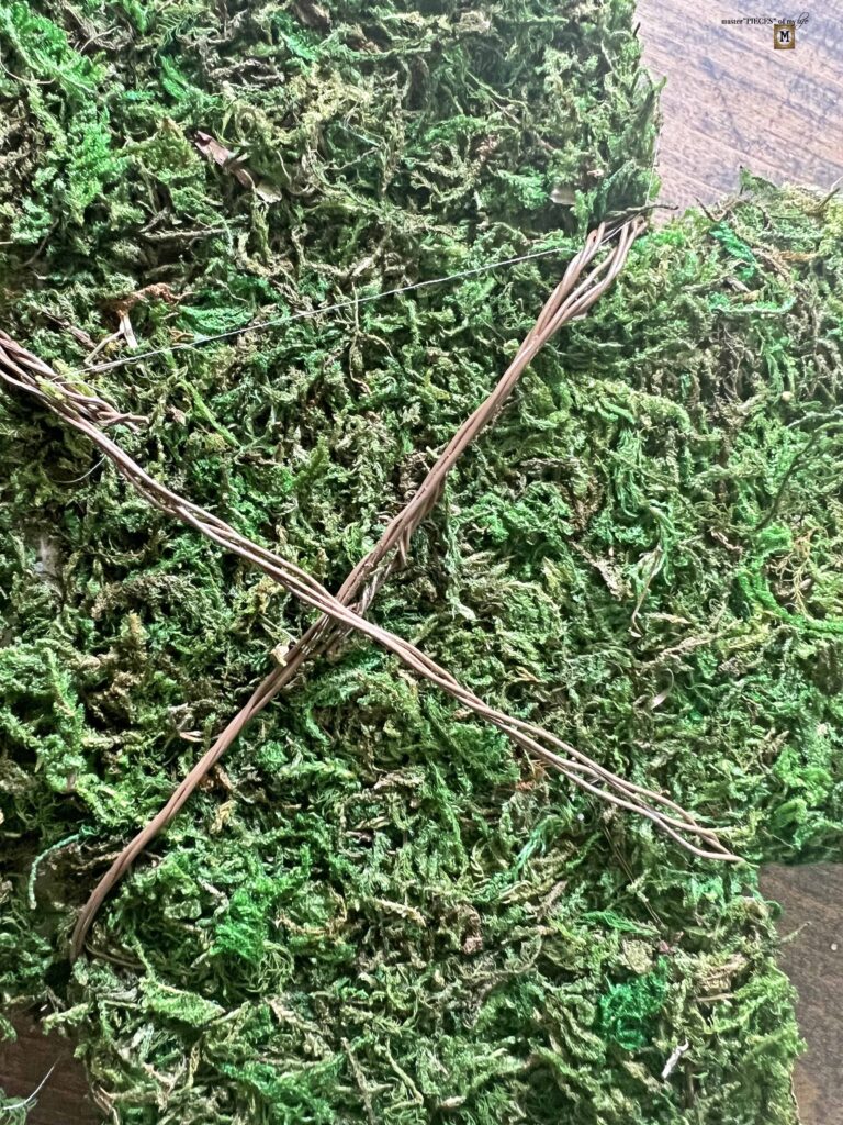 moss cross DIY