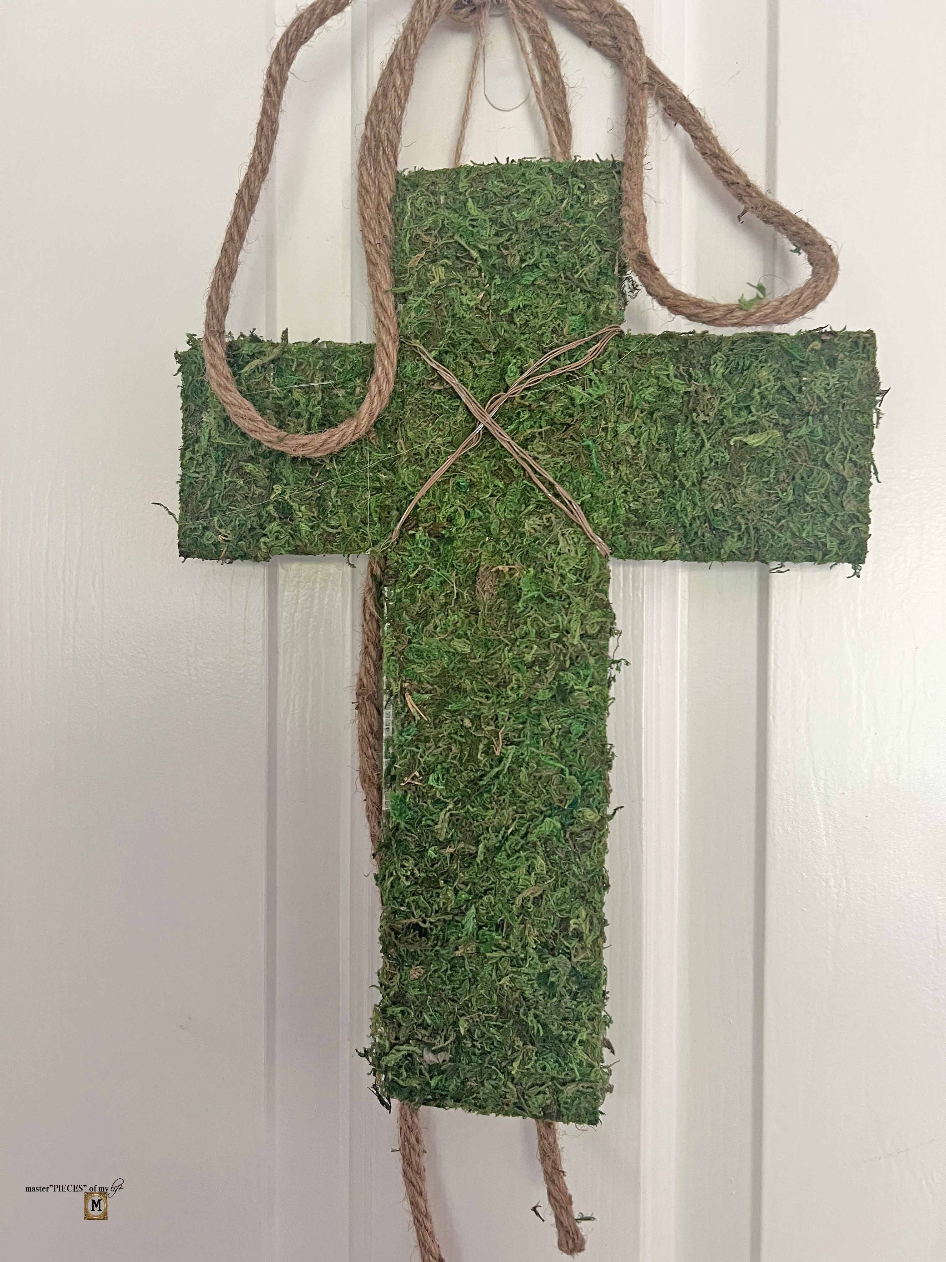 moss cross DIY