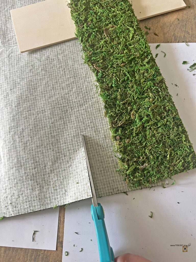 moss cross DIY