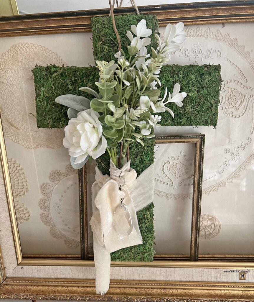 moss cross DIY