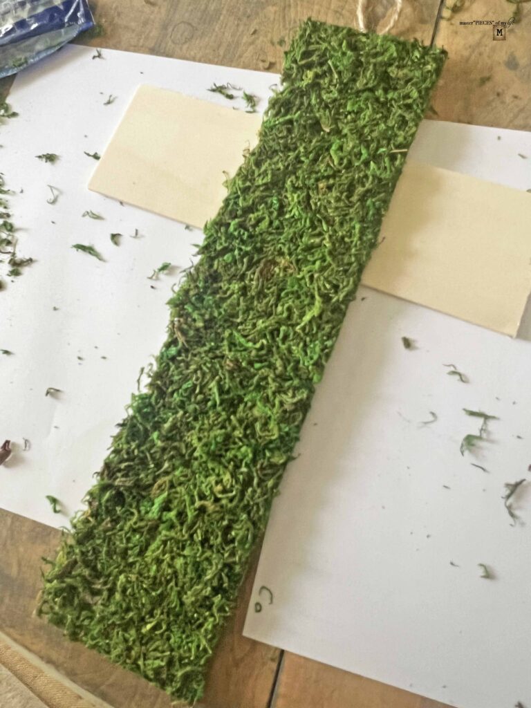 moss cross DIY