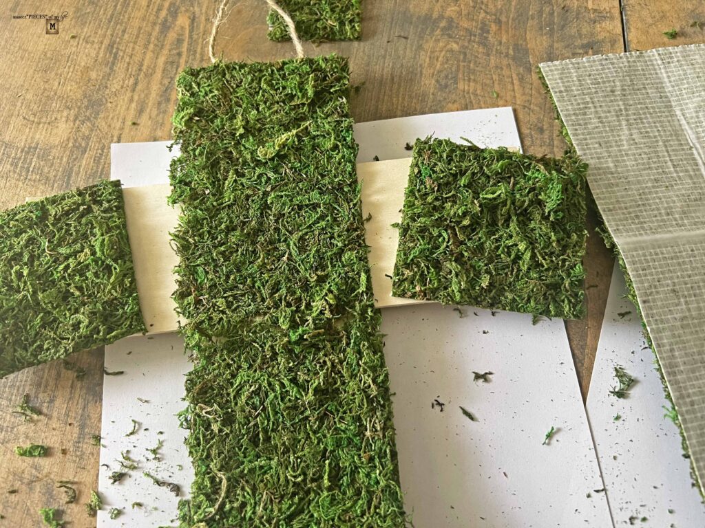 moss cross DIY