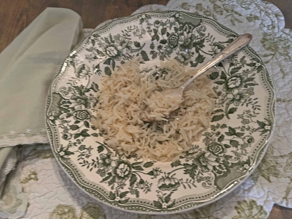 a flavorful & fluffy rice recipe