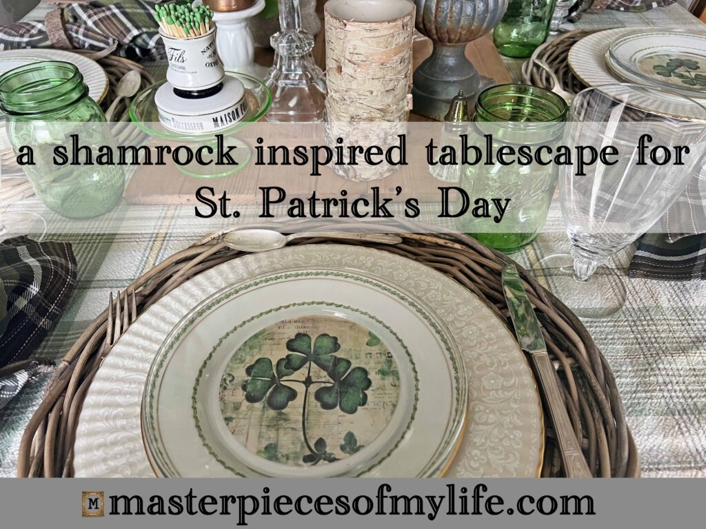 shamrock St. Patrick's Day table