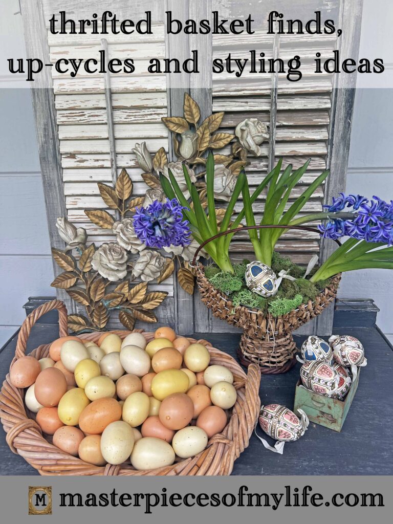 Thrifted Goodies Basket finds & up-cycles
