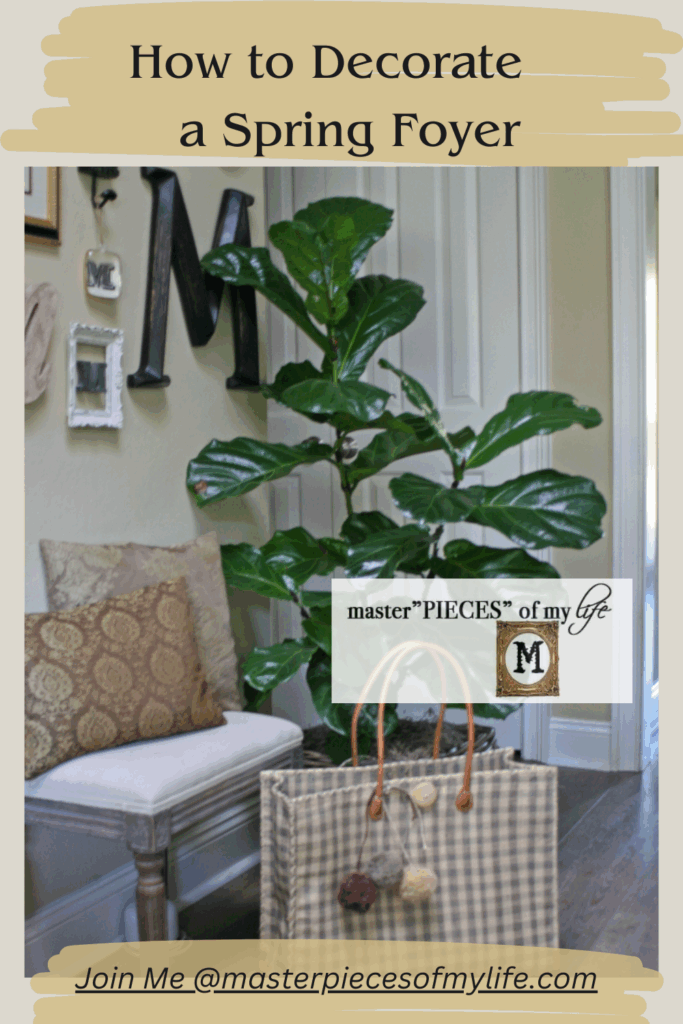 How to decorate a spring foyer