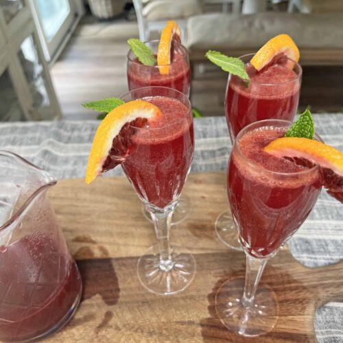 fresh blood orange mimosa recipe