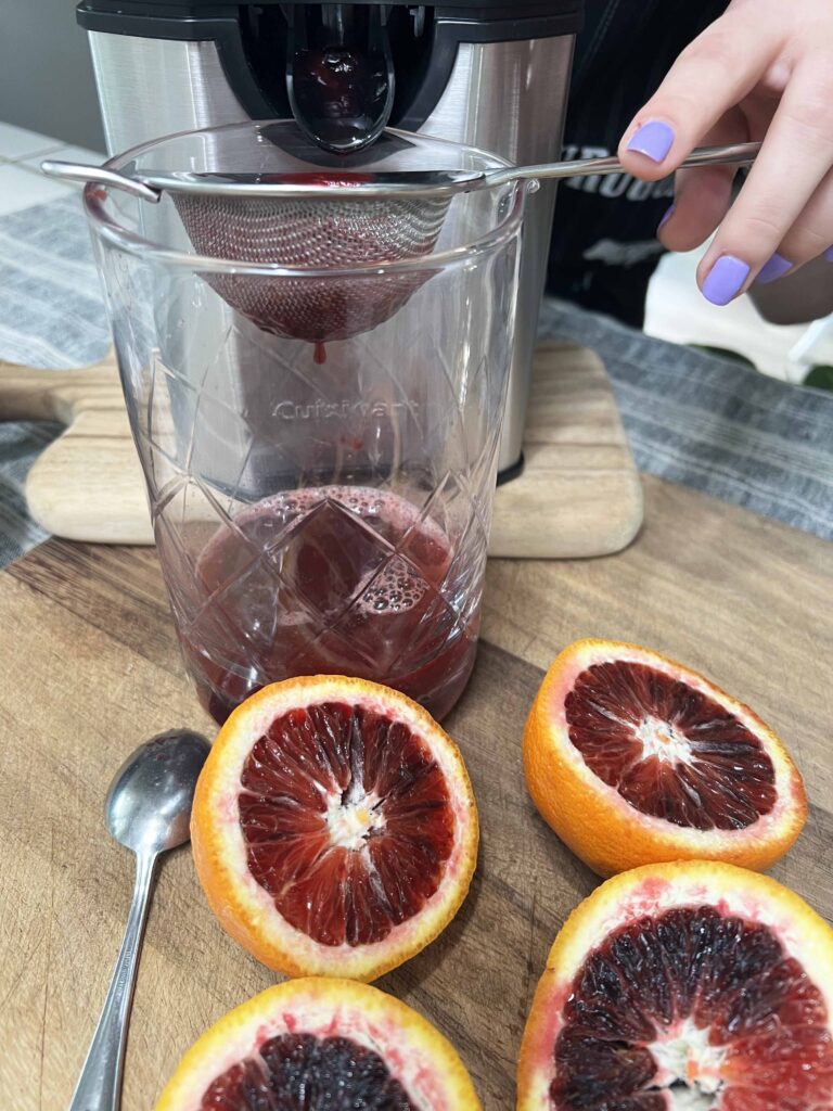 fresh blood orange mimosa recipe