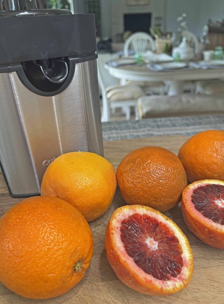 fresh blood orange mimosa recipe