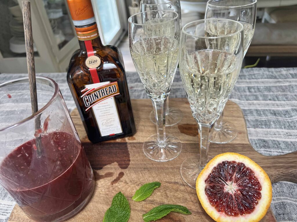 fresh blood orange mimosa recipe