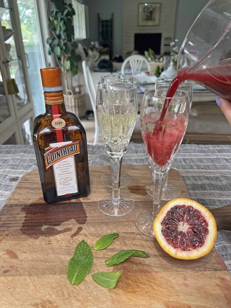 fresh blood orange mimosa recipe