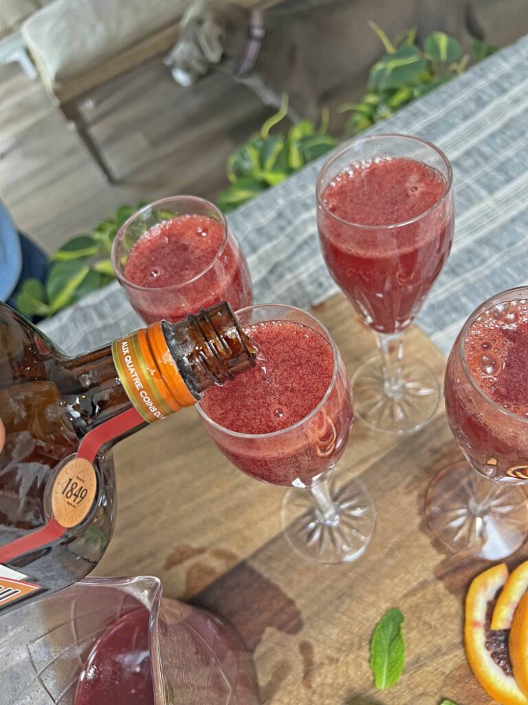 fresh blood orange mimosa recipe
