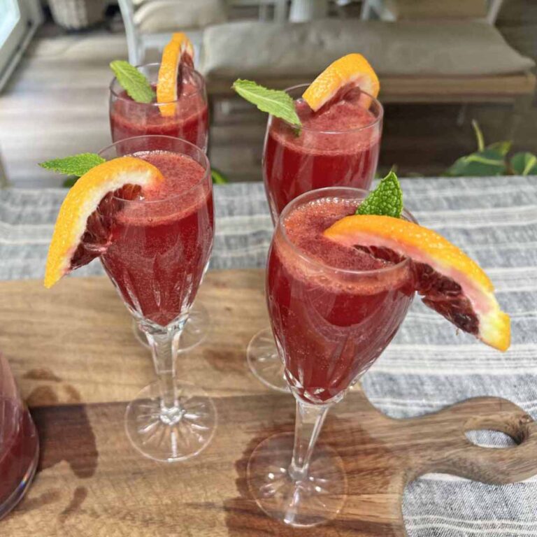 Fresh Blood Orange Mimosa Recipe