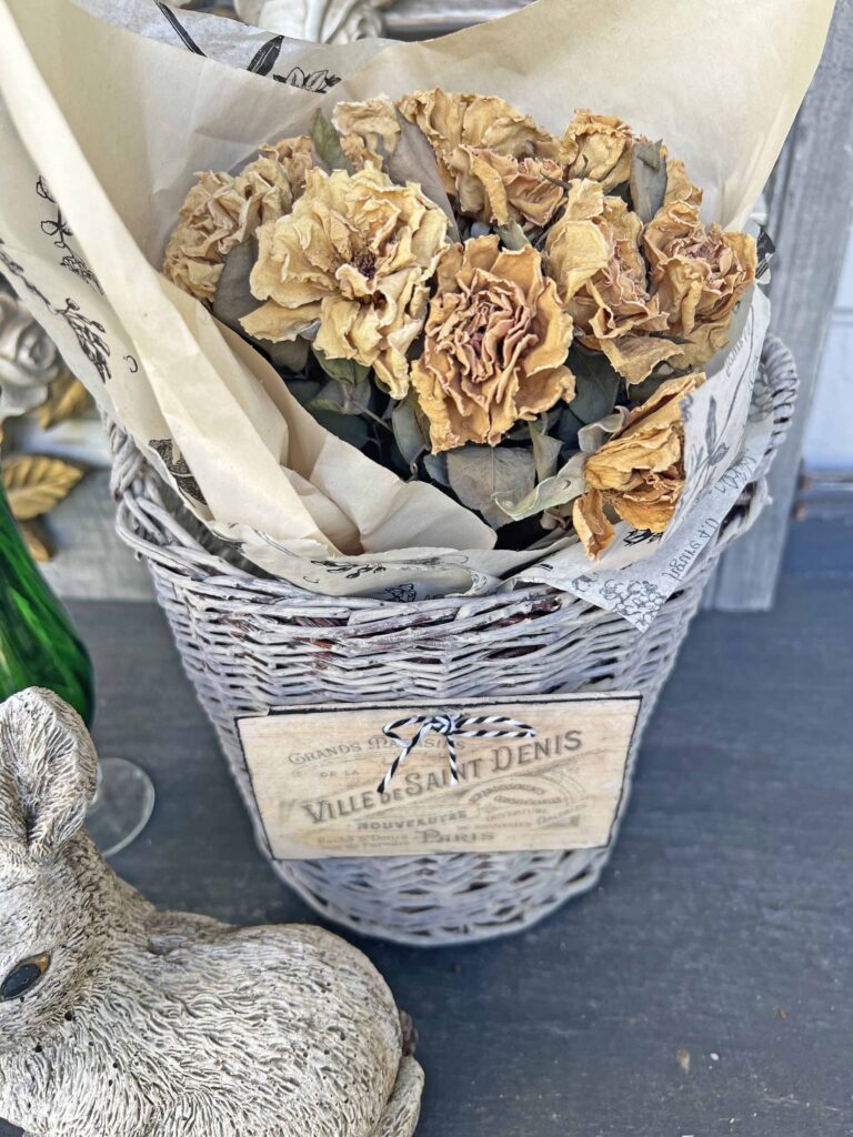 easy thrift store basket make-overs