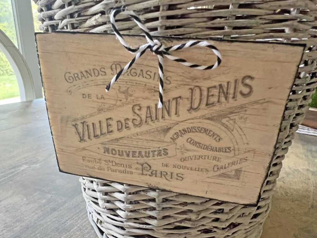 easy thrift store basket make-overs