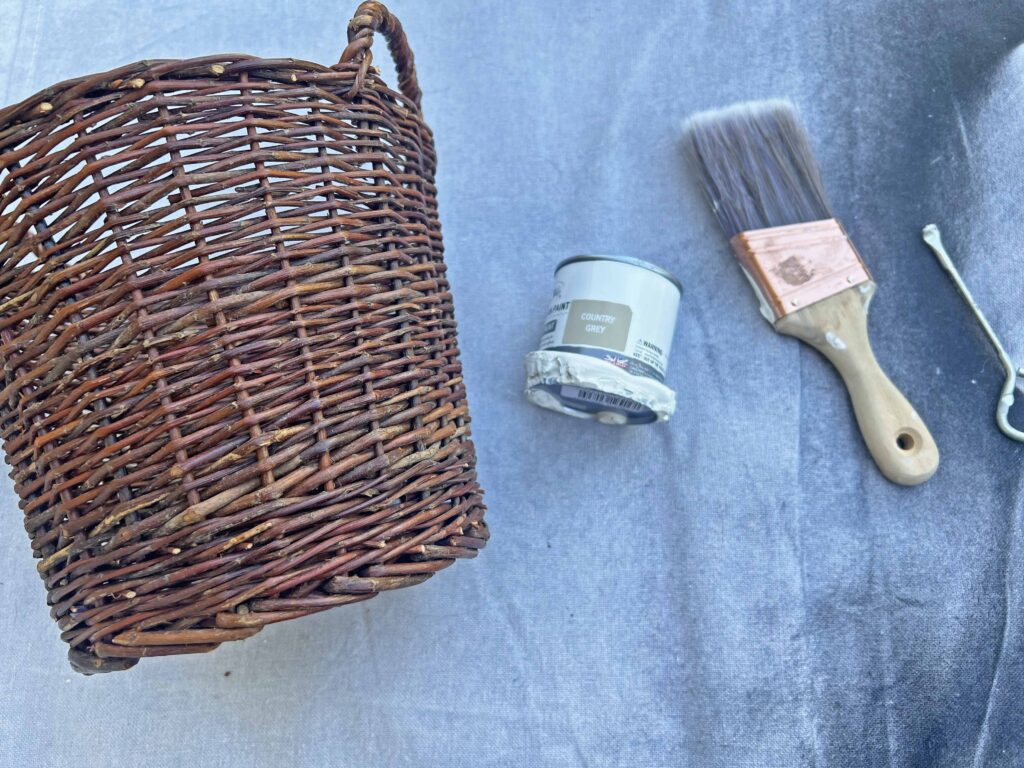 easy thrift store basket make-overs