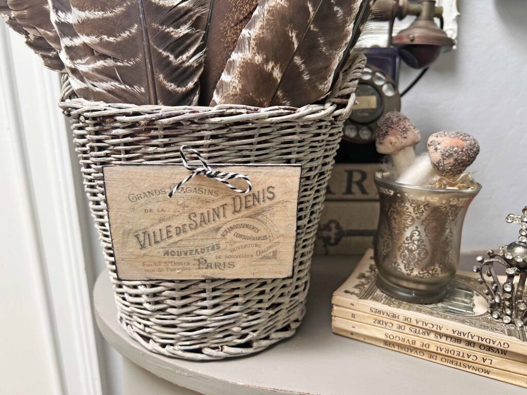 easy thrift store basket make-overs