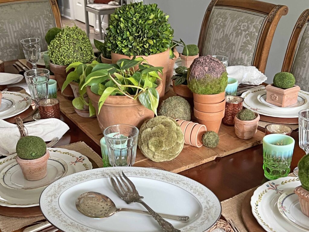 terra cotta inspire table styling