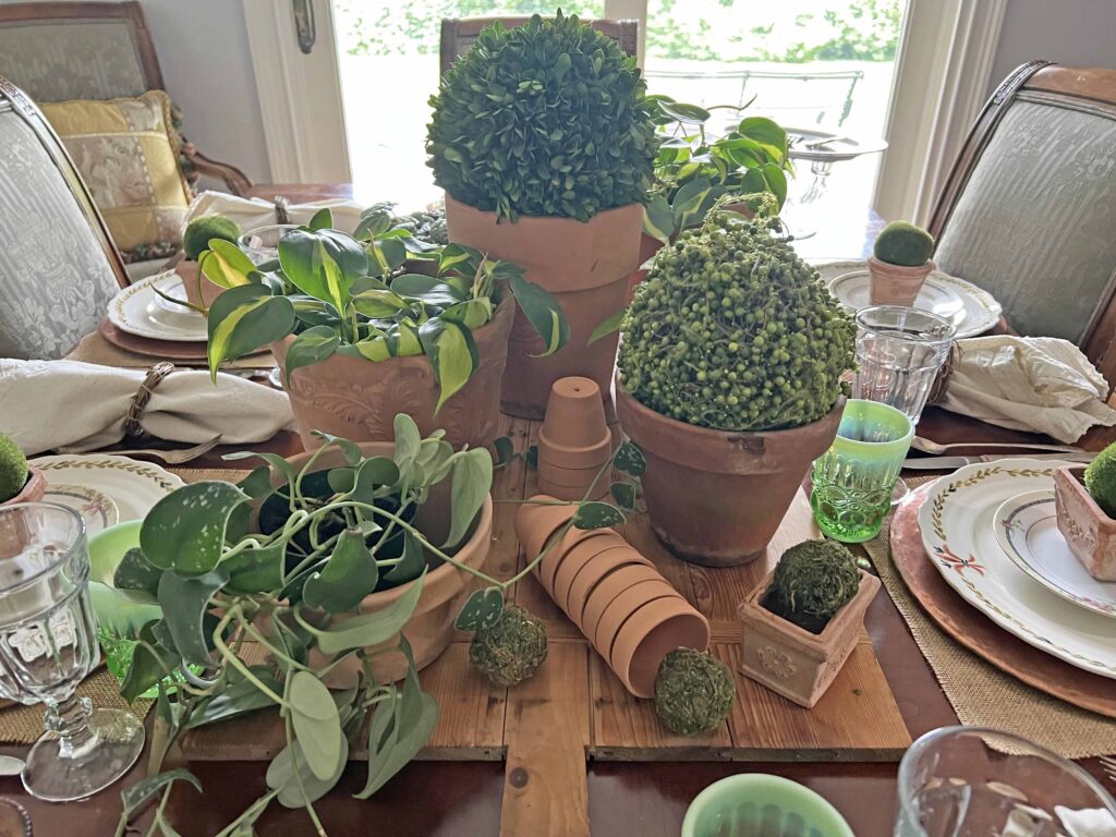 terra cotta inspire table styling
