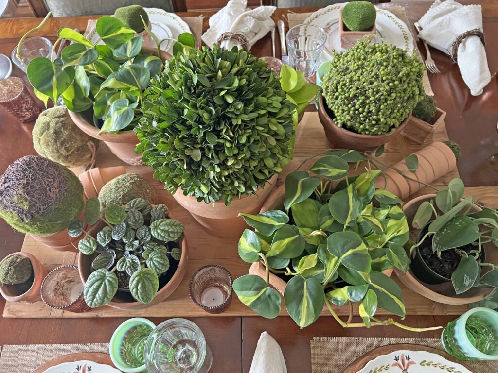 terra cotta inspire table styling