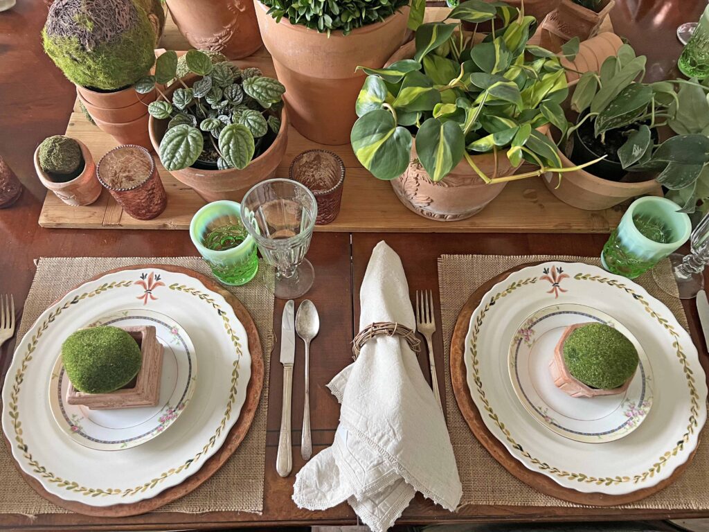 terra cotta inspire table styling