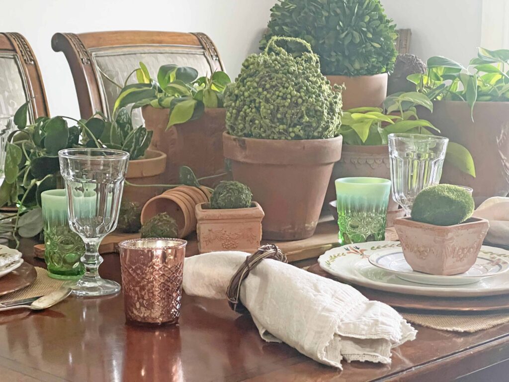 terra cotta inspire table styling