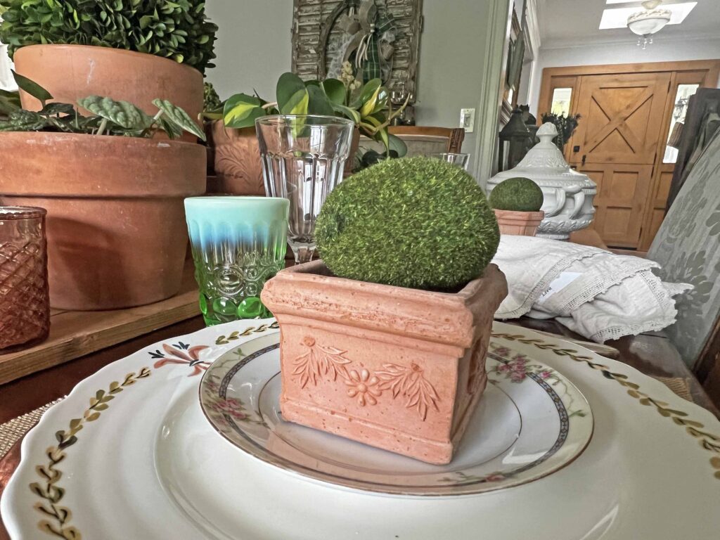terra cotta inspire table styling