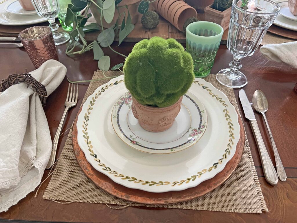 terra cotta inspire table styling