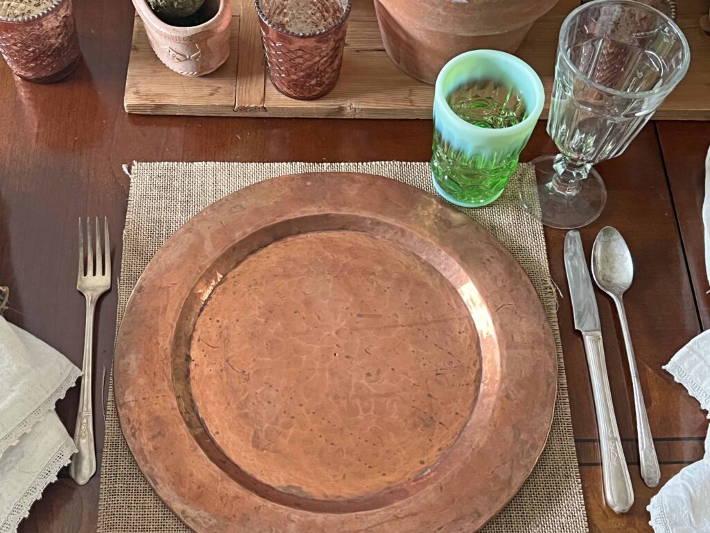 terra cotta inspire table styling