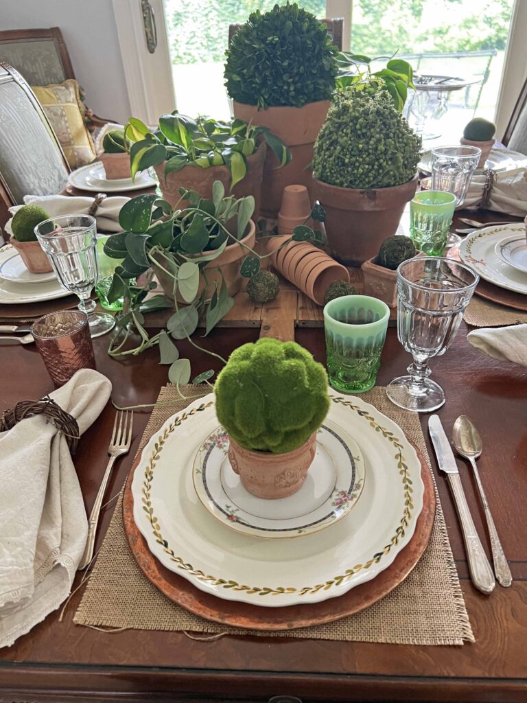 terra cotta inspire table styling