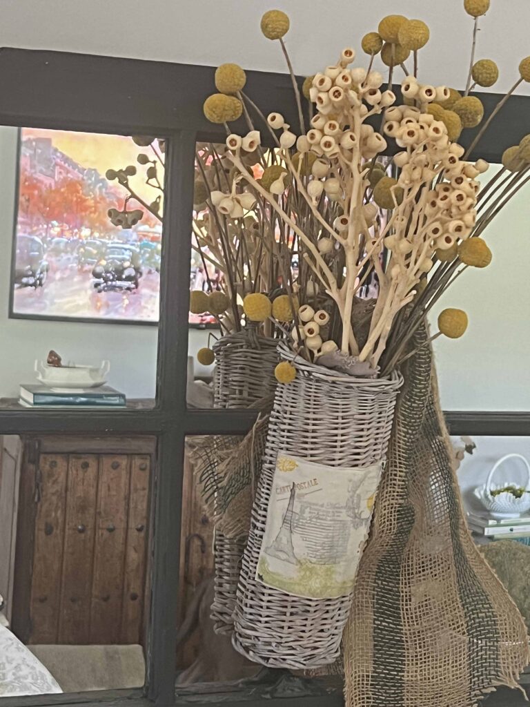 vintage window mirror update