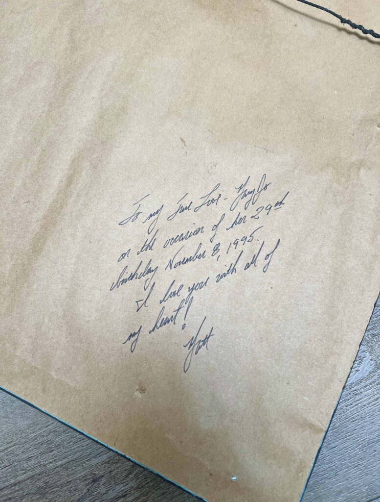 vintage window mirror update