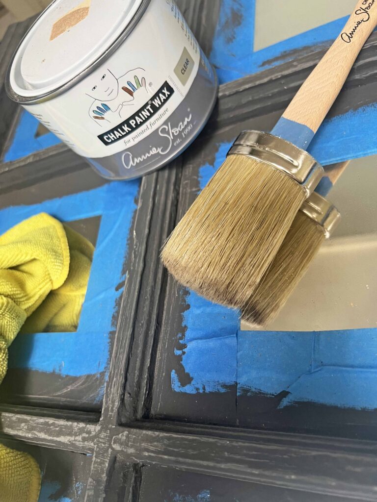 vintage window mirror update