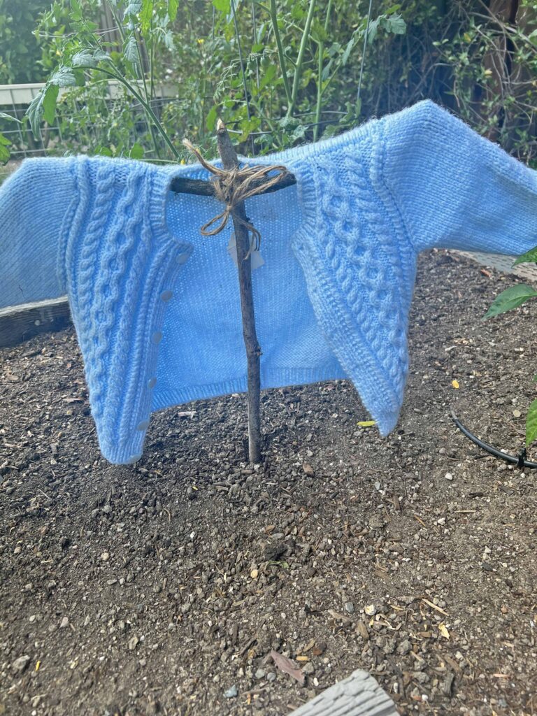 Peter Rabbit garden vignette