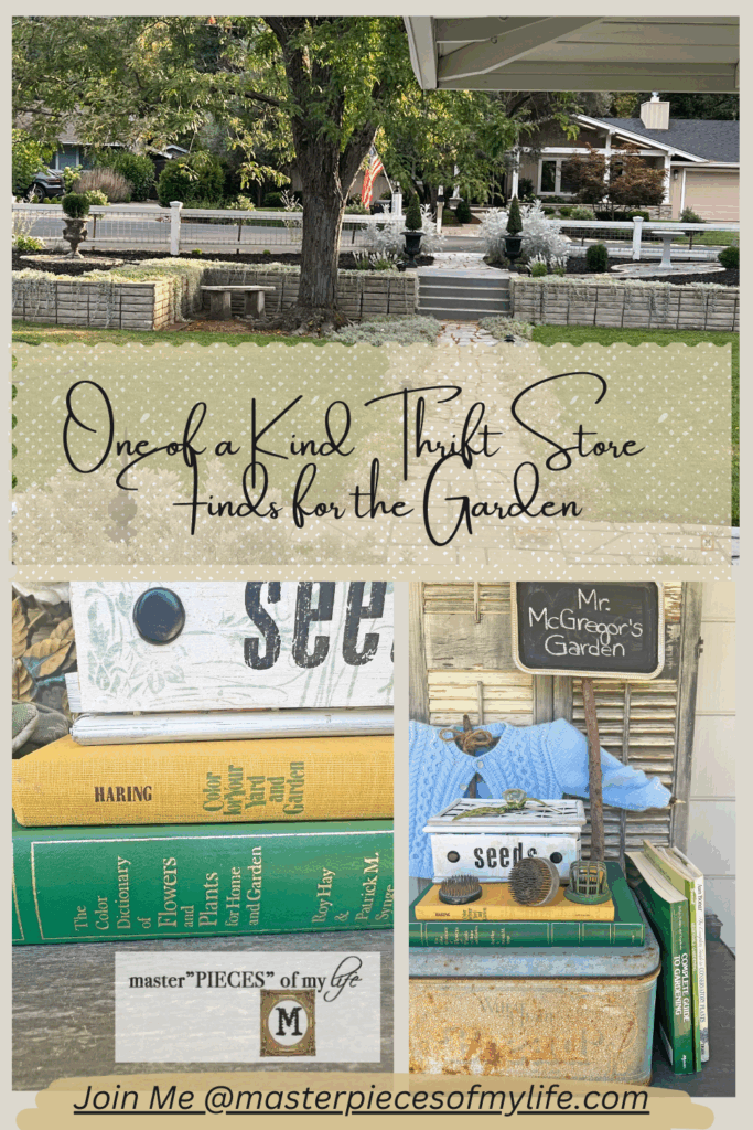 unique garden thrifted finds