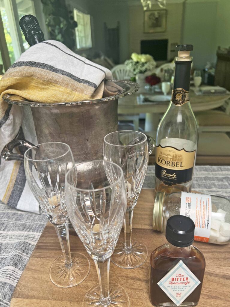 classic champagne cocktail