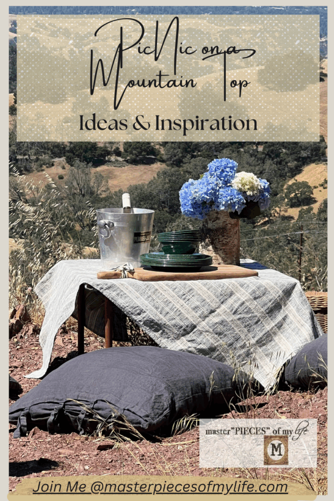 picnic on a mountain top