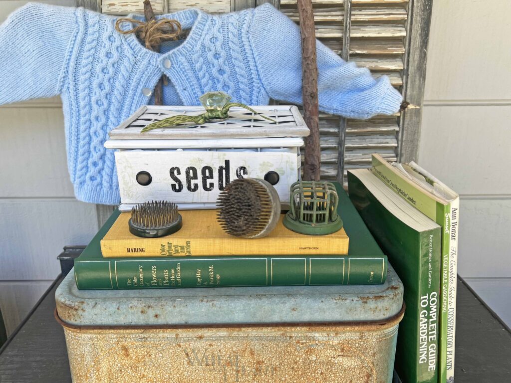 unique garden thrifted finds