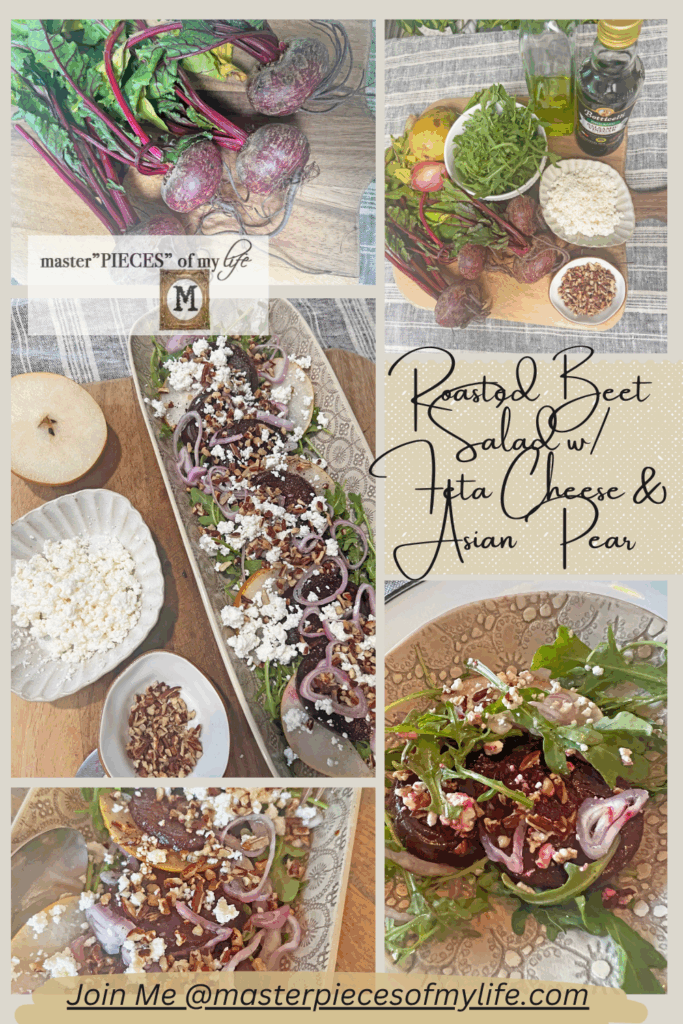 beet salad feta pear pinterest