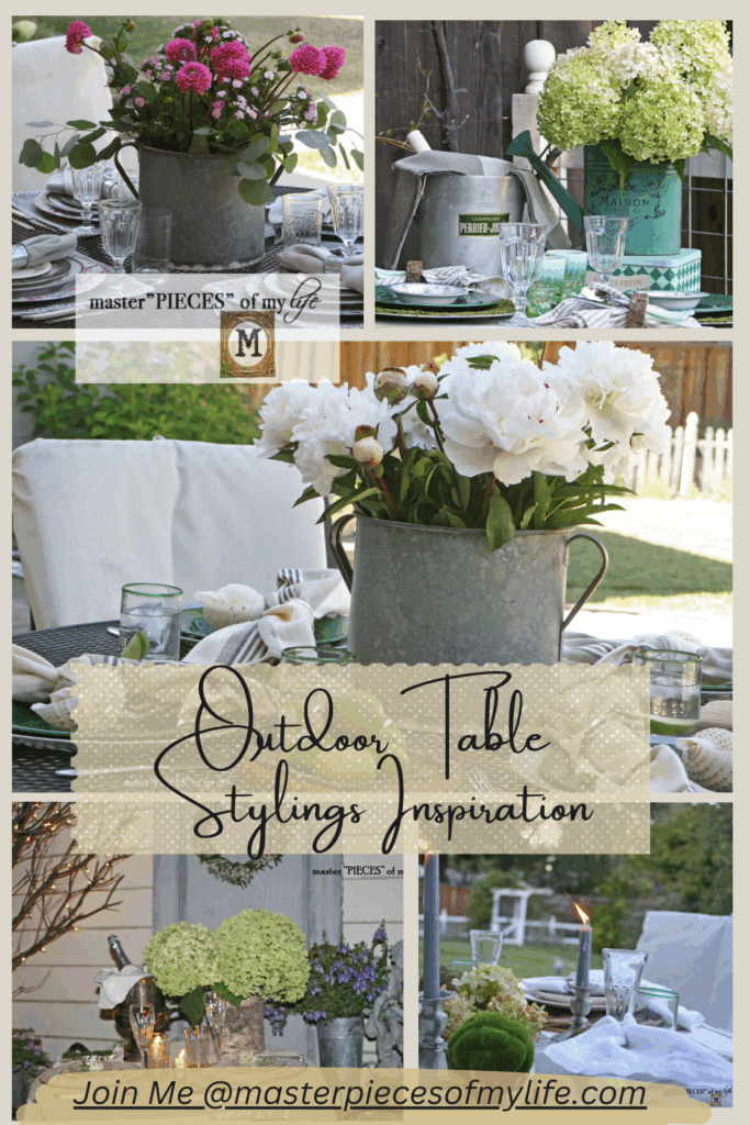 outdoor tables Pinterest