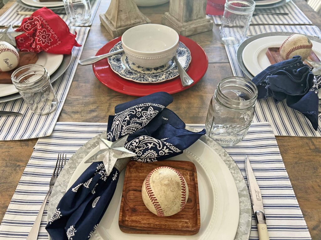 America's favorite pastime table