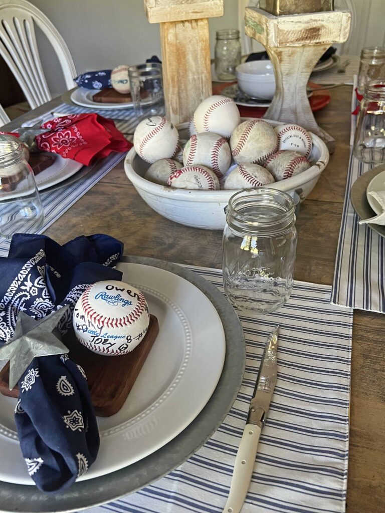 America's favorite pastime table