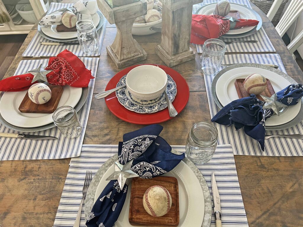 America's favorite pastime table