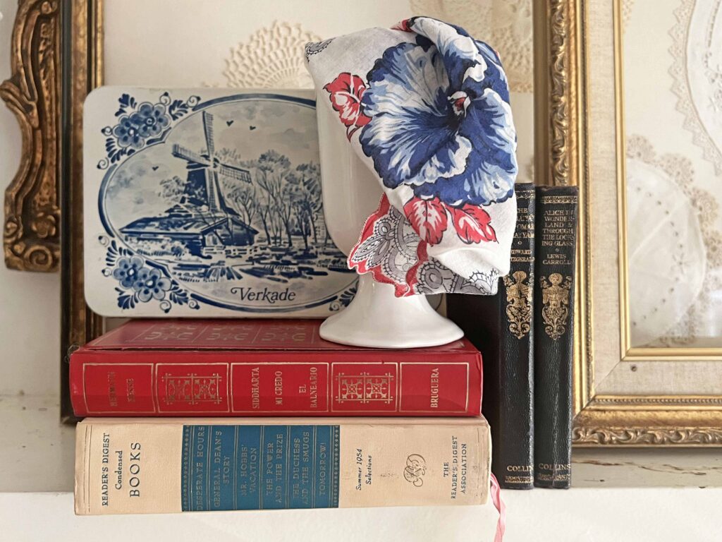 stylish thrifted patriotic decor