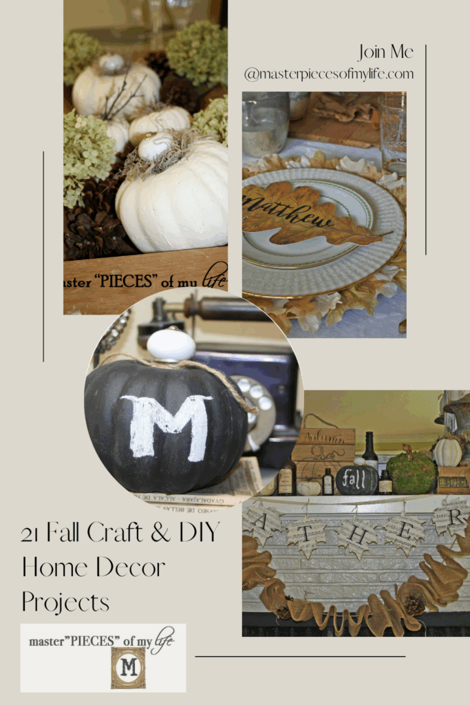 Fall craft & DIY Home Decor Projects