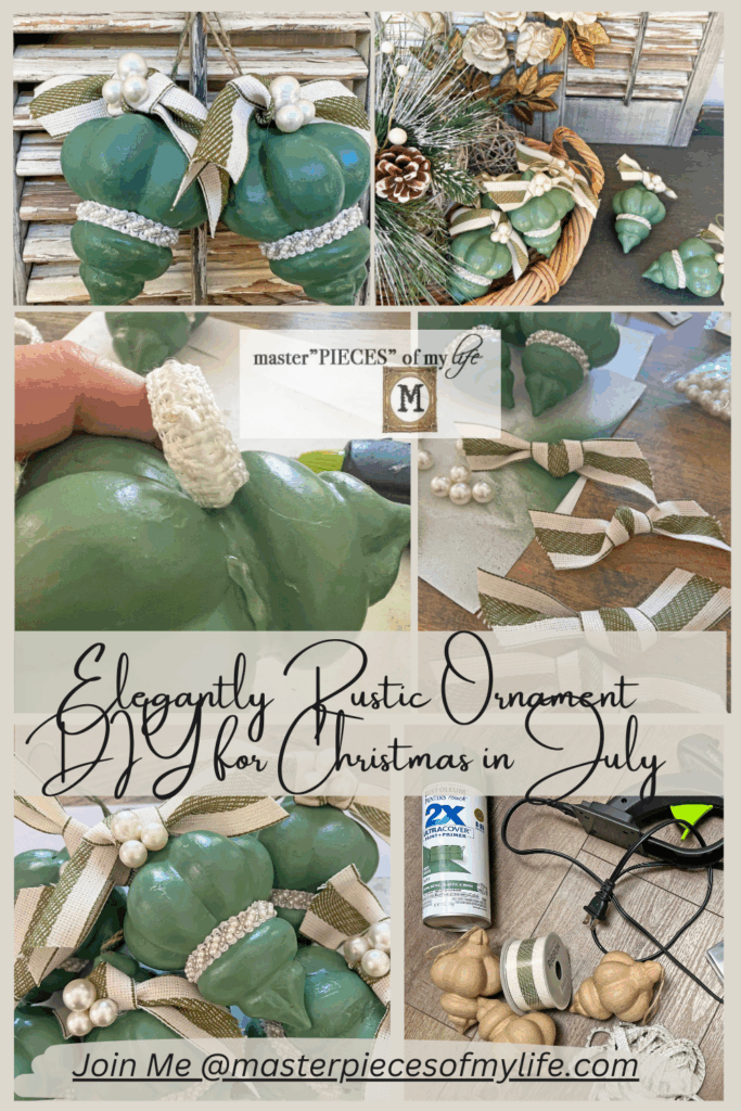 elegantly rustic ornament DIY