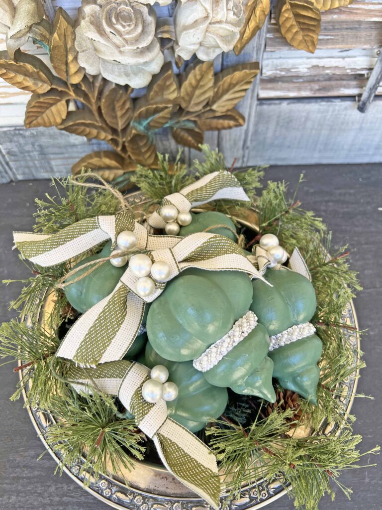 elegantly rustic ornament DIY
