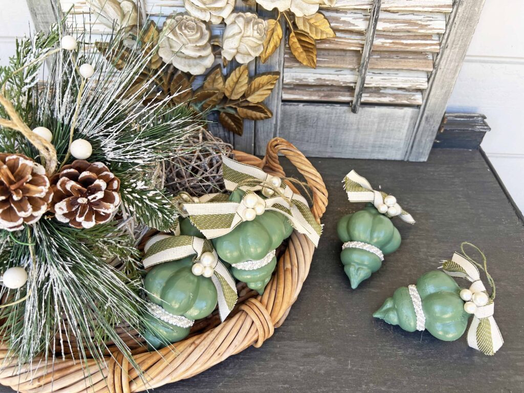 elegantly rustic ornament DIY